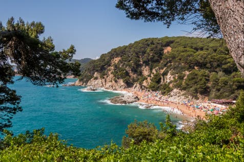 <p>Cala Sa Boadella Bay in Catalonia</p>