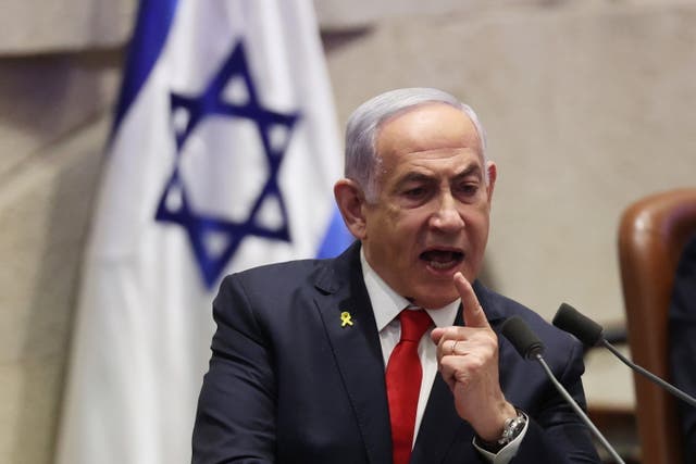 <p>An arrest warrant for Benjamin Netanyahu has been issued </p>