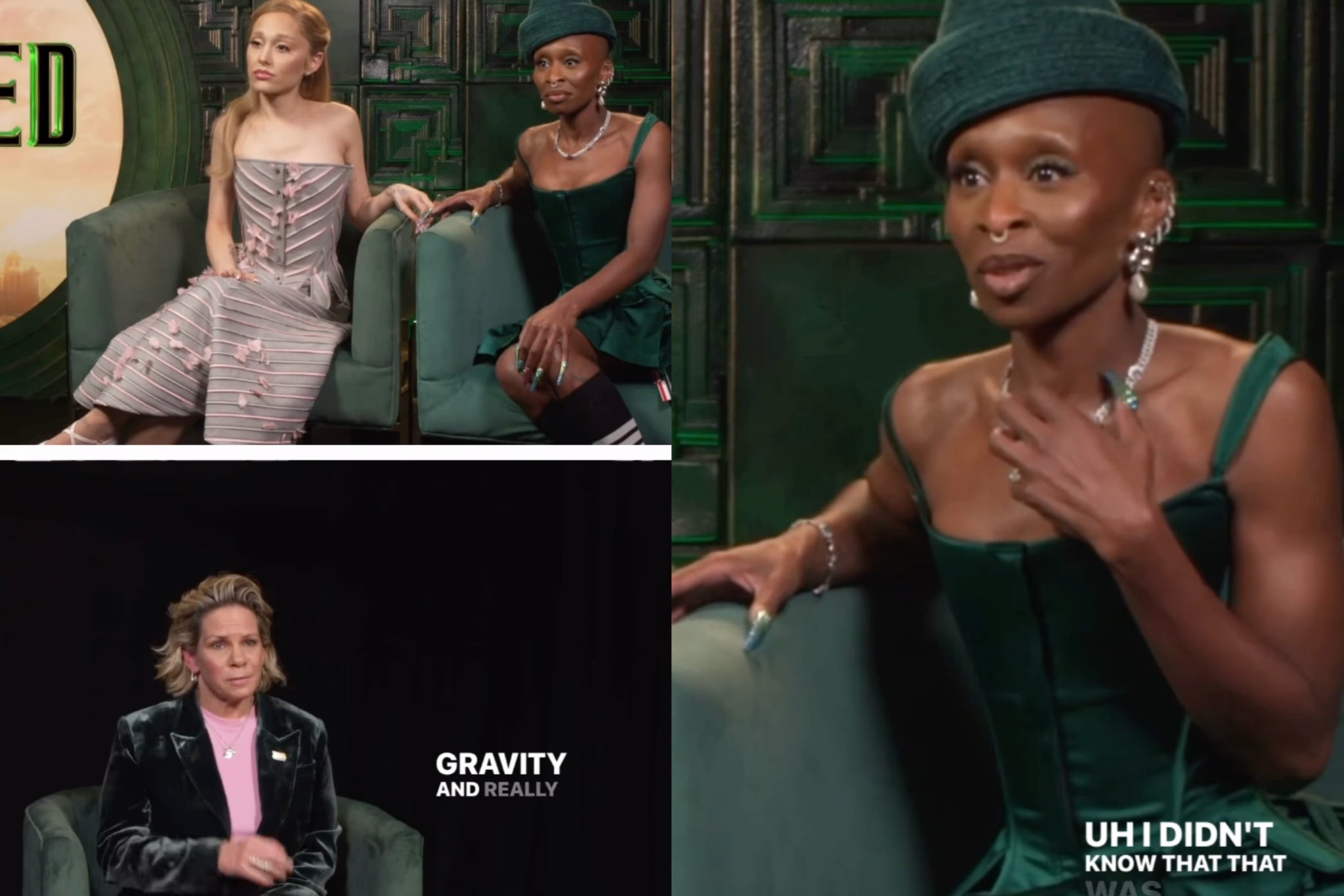 Interviewer tells Cynthia Erivo that fans are ‘holding space’ for the lyrics of ‘Defying Gravity’