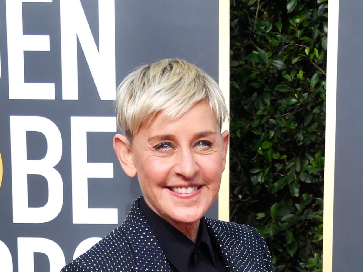 Ellen DeGeneres has been spotted sporting a new brunette hairdo amid her move to the English countryside with her wife