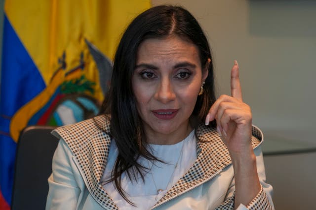 ECUADOR-VICEPRESIDENTA-ENTREVISTA