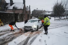 Man dies as Storm Bert batters UK bringing flooding, power cuts and travel chaos