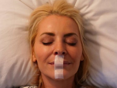 Tess Daly is a fan of mouth-taping