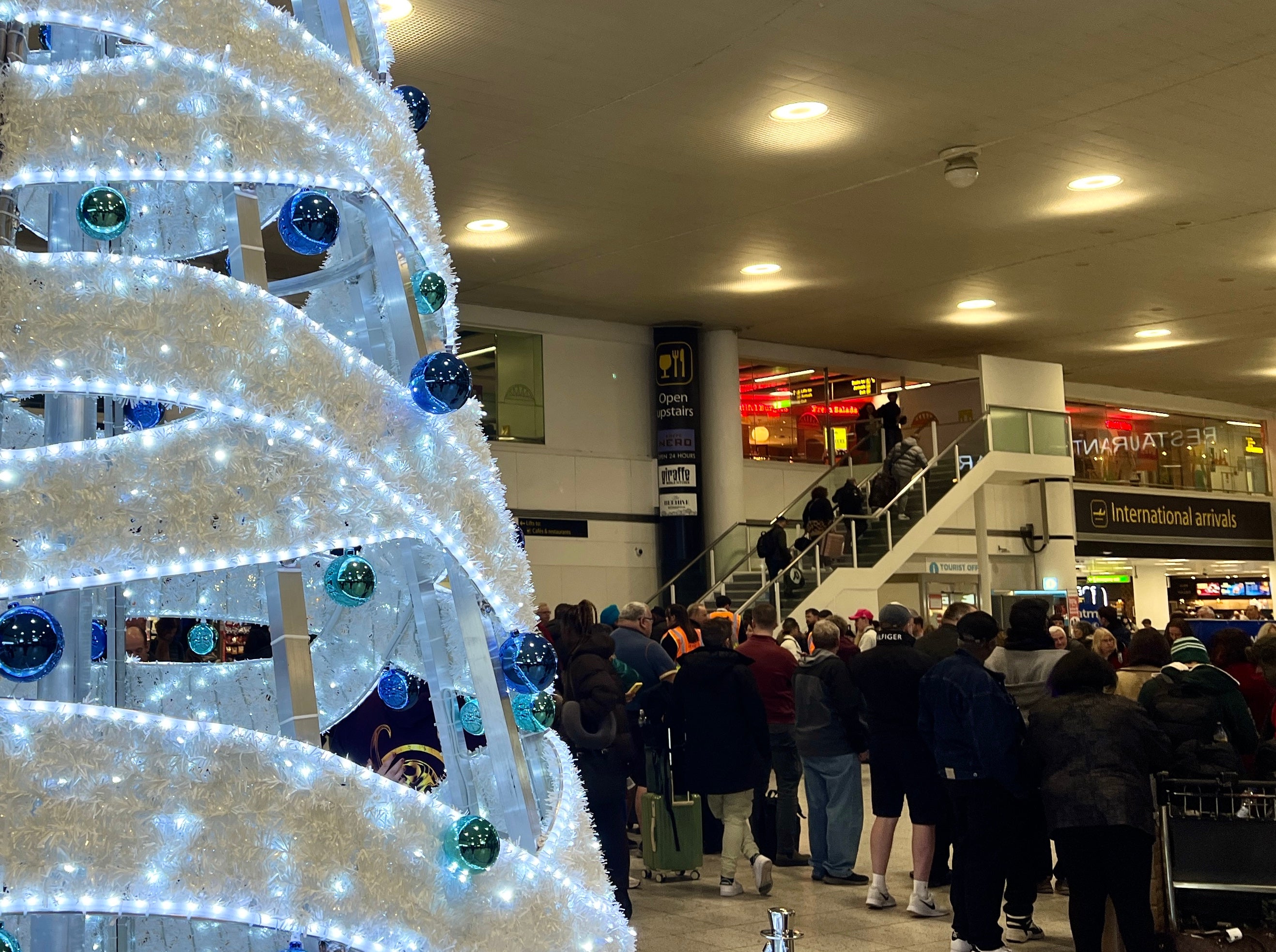 Simply having a wonderful Christmas time? Possibly not for the thousands stranded at Gatwick airport after the security scare and evacuation on Friday 22 November