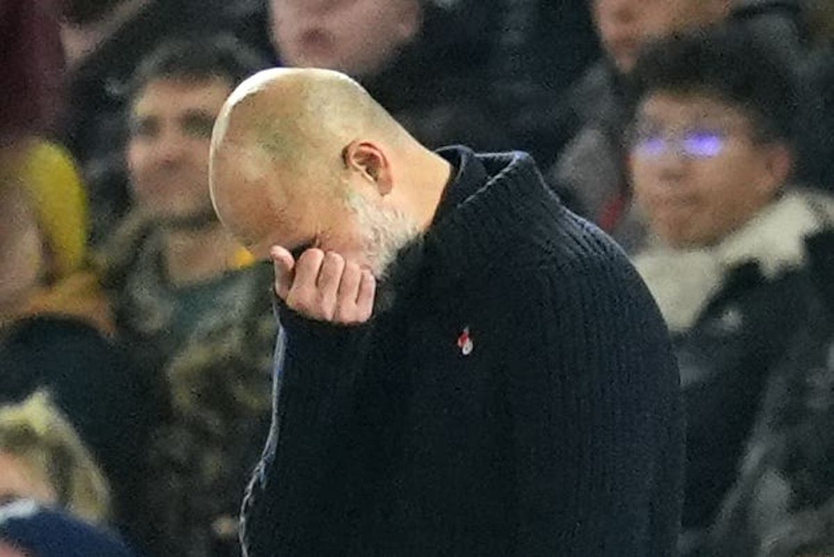 The five matches that add up to the worst run of Pep Guardiola’s time as a boss