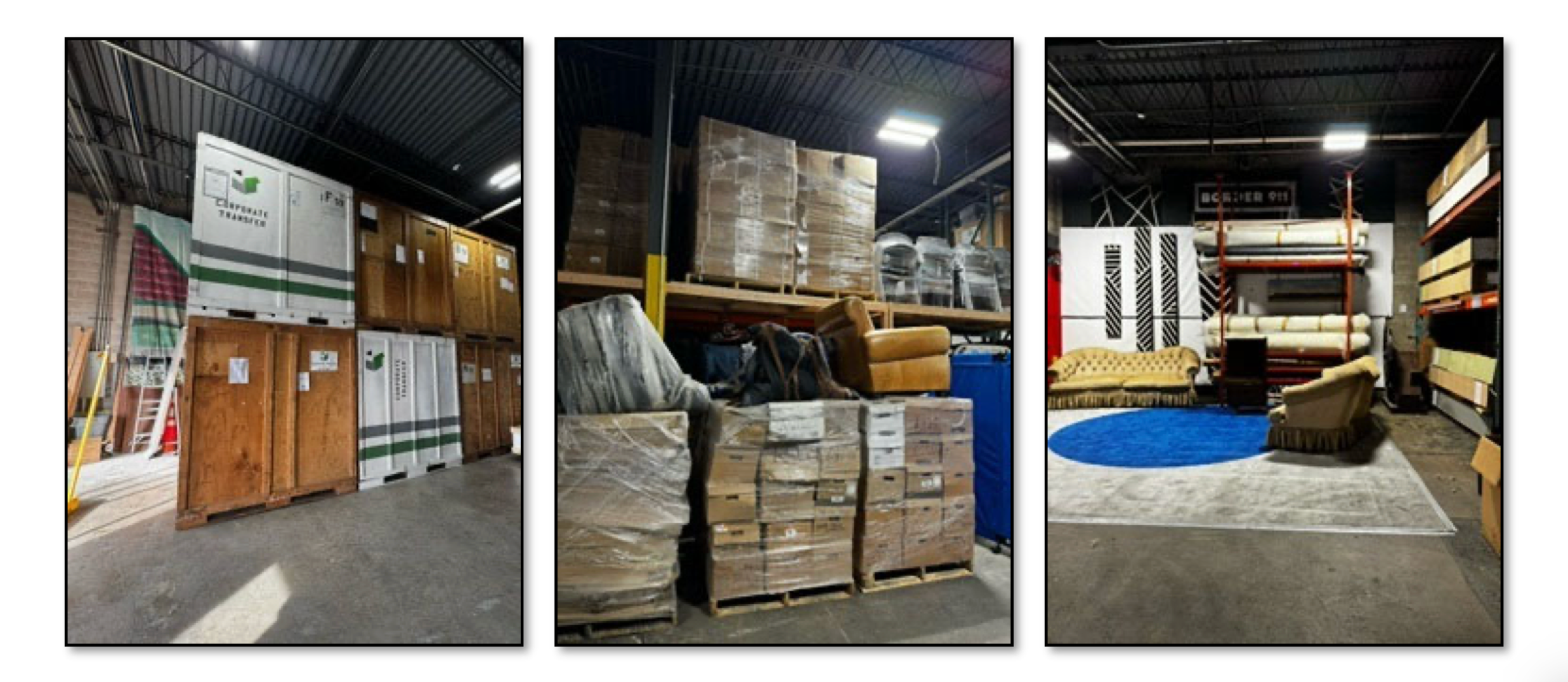 Photos of the storage unit where Giuliani is accused of hiding some of his belongings