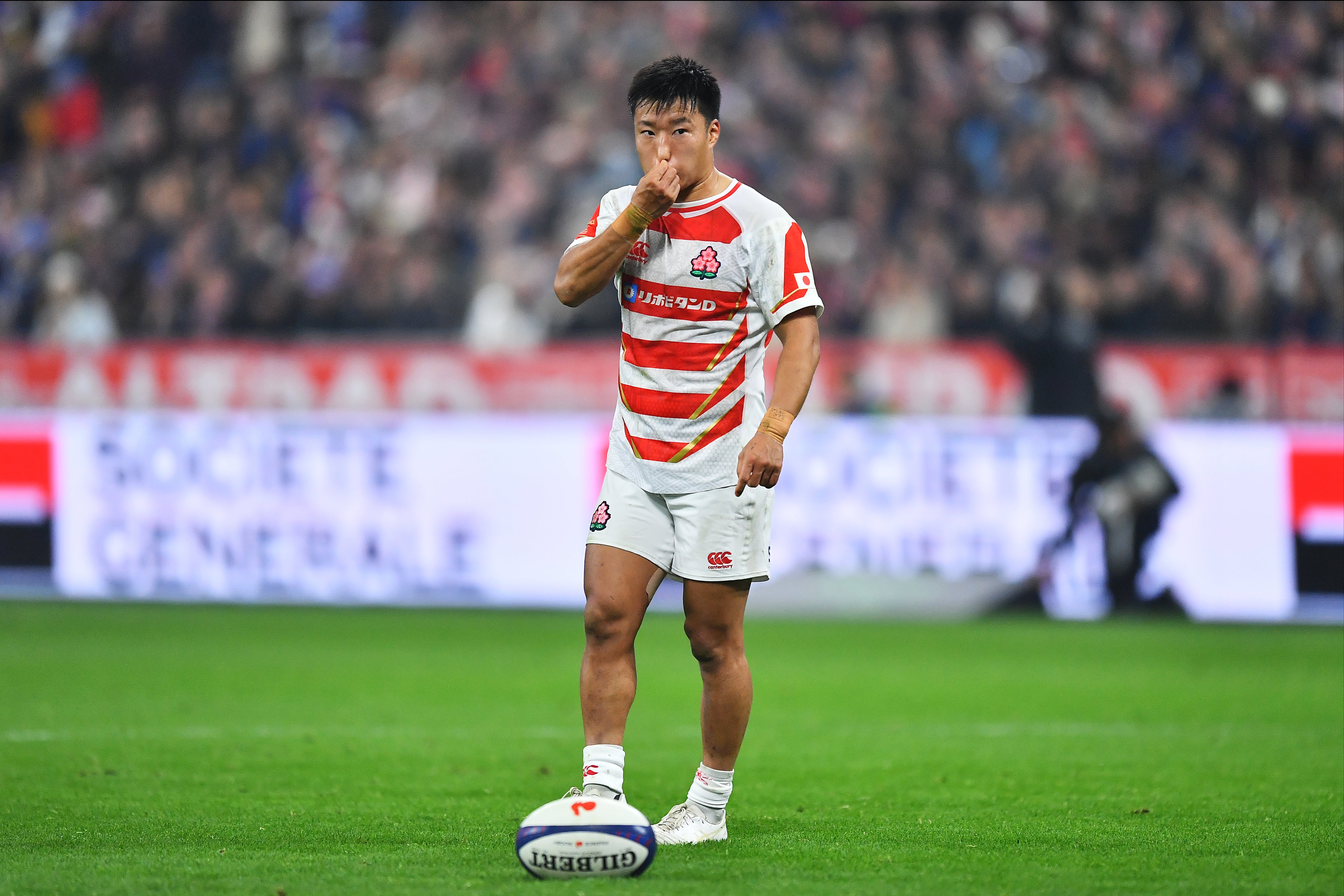 Japan scrum half Naoto Saito will play with speed