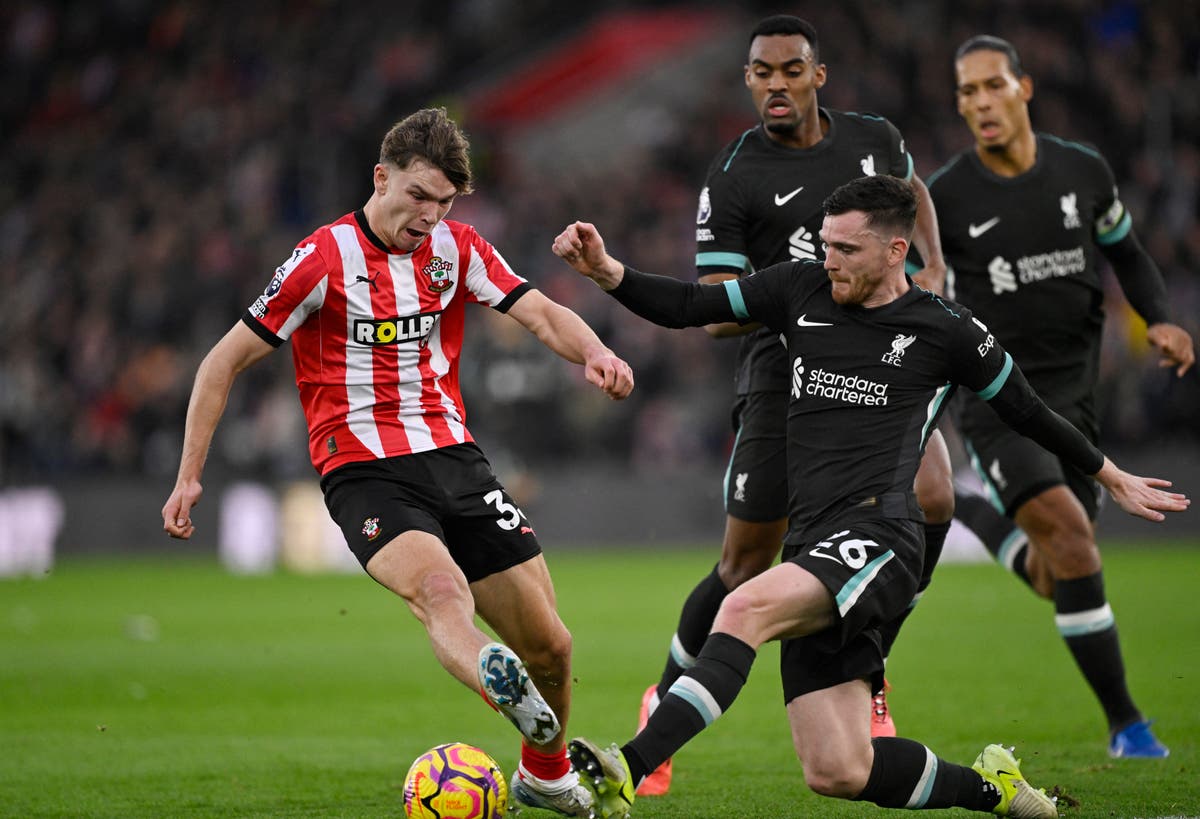 Why were Southampton awarded a penalty against Liverpool? 
