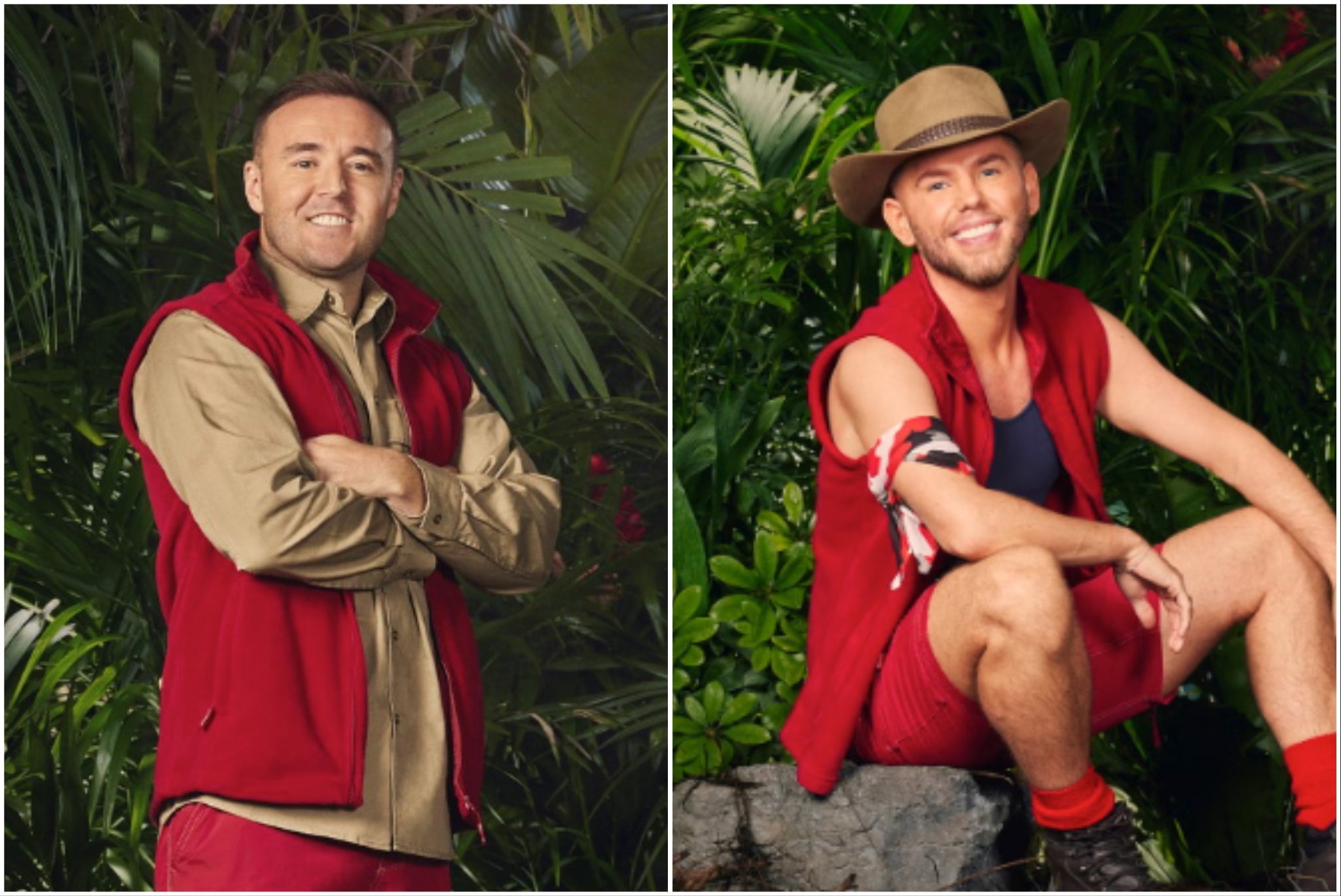 Alan Halsall and Dean McCullough were involved in a spat on I’m a Celebrity