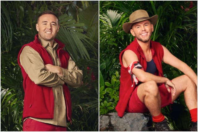 <p>Alan Halsall and Dean McCullough were involved in a spat on I’m a Celebrity</p>