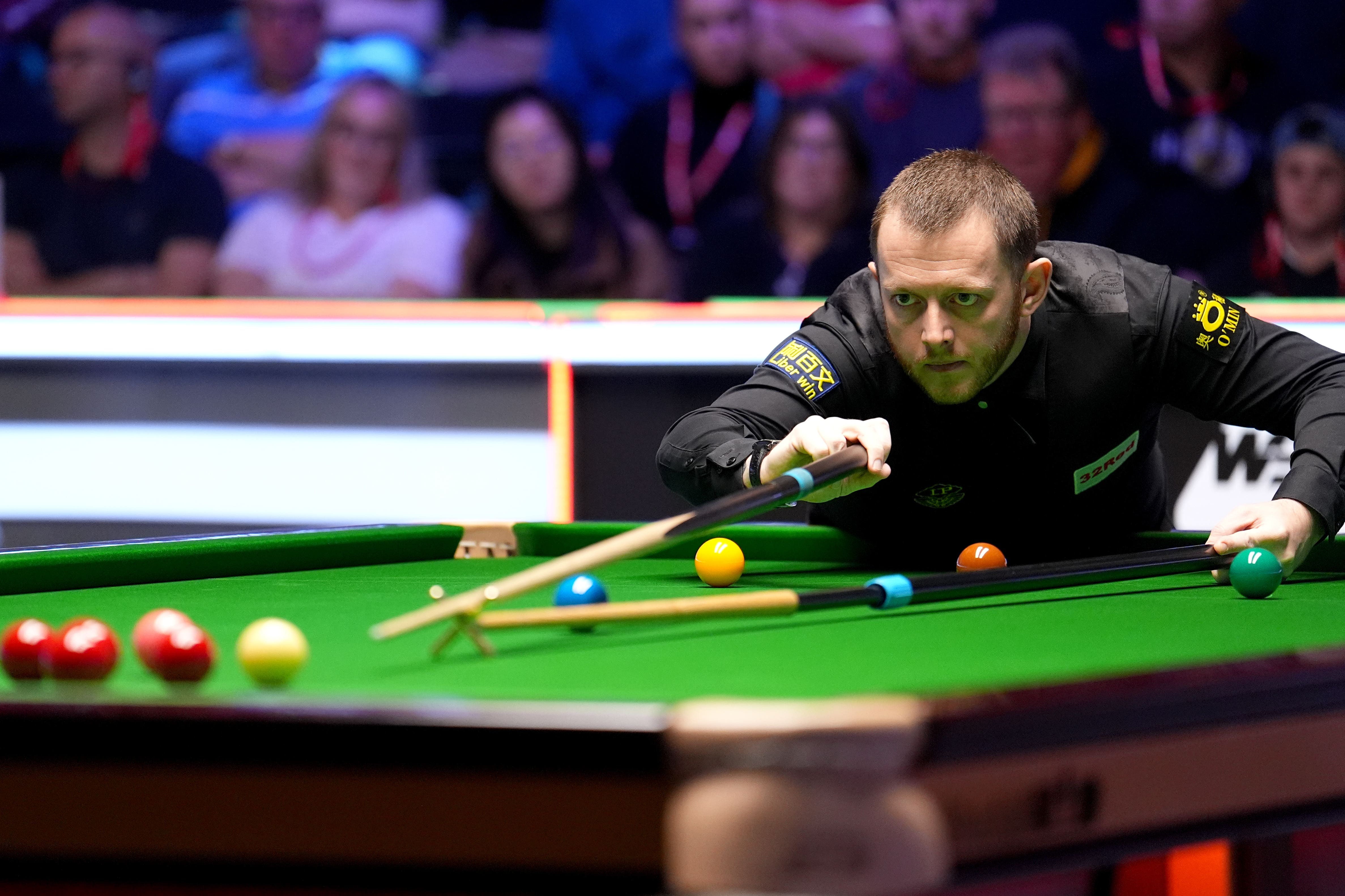 Mark Allen labelled his own form as “depressing” after beating Jackson Page in the UK Championship in York (Martin Rickett/PA)