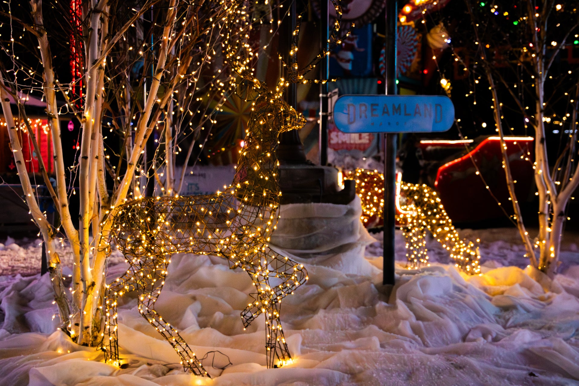 Head to Dreamland Margate to enjoy a wonderful wintry world with festive rides and a grotto