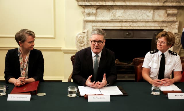 <p>Prime minister Keir Starmer hosts a VAWG summit at 10 Downing Street </p>