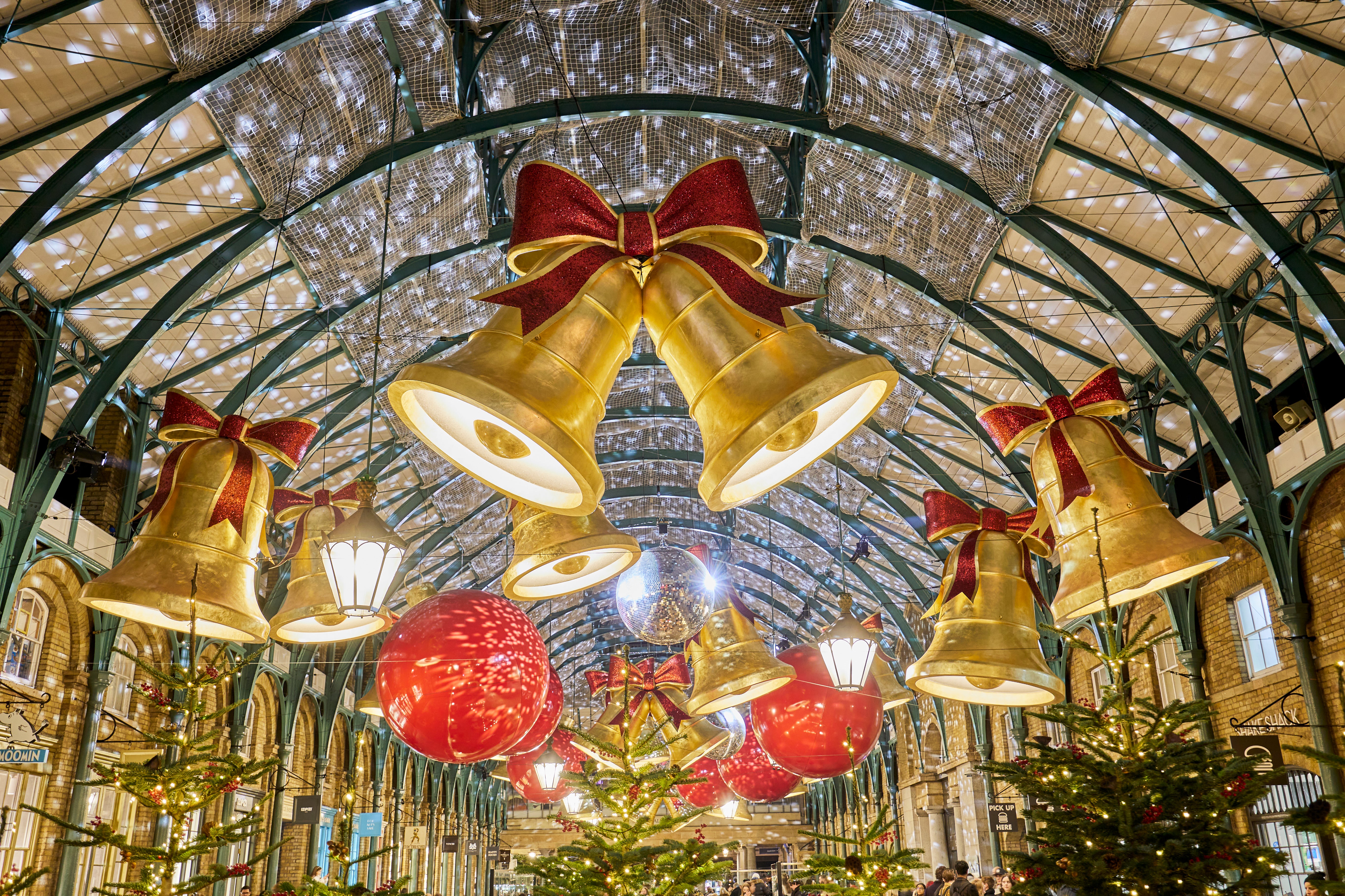 Enjoy beautiful seasonal decorations and gift-perfect shopping at the iconic Covent Garden Market