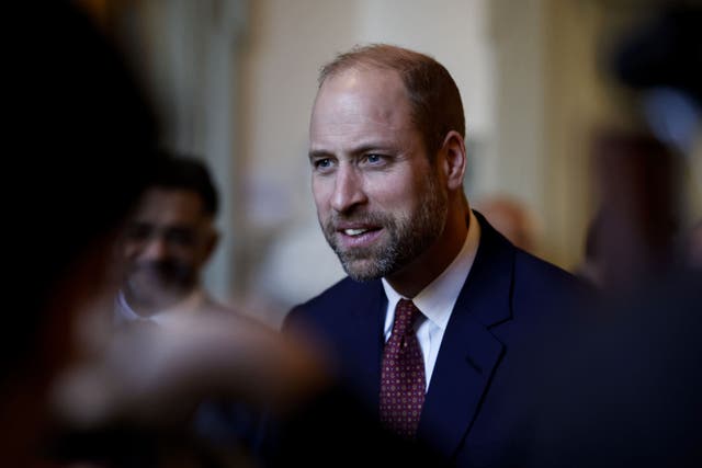 The Prince of Wales, co-patron of the Jewel of Arabia expedition, attends its launch in London (Benjamin Cremel/PA)