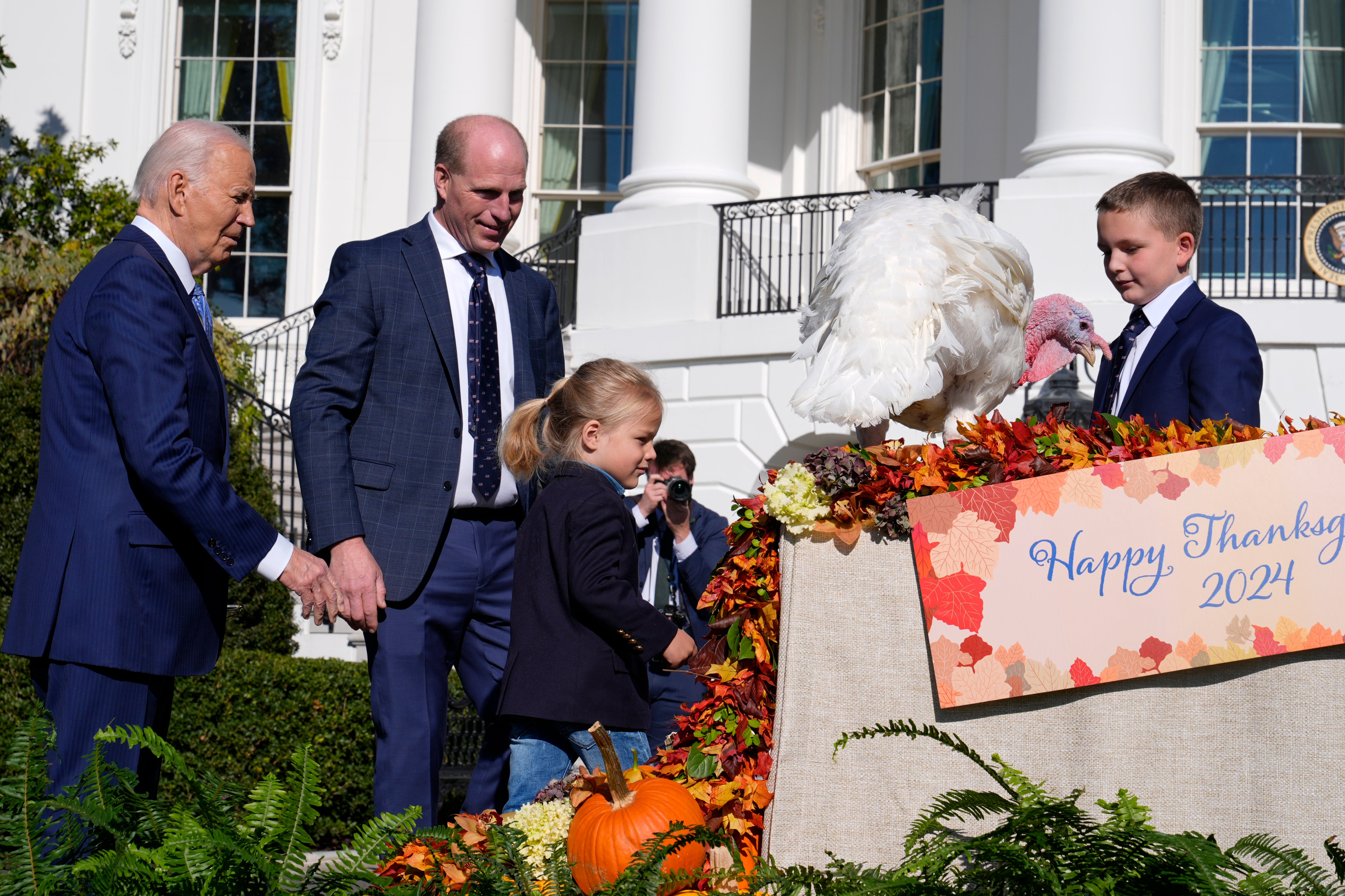 Following their pardons the two turkeys will become agricultural ambassadors and enjoy retirement on a farm in southern Minnesota