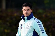 Mikel Arteta urges Arsenal to ‘make a Champions League statement’ at Sporting