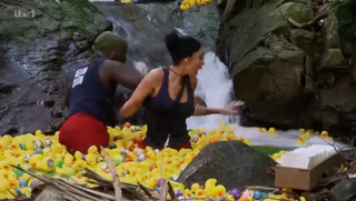 Tulisa and Melvin on I’m a Celebrity