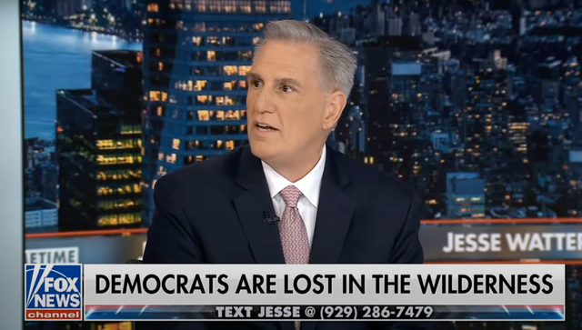 <p>Kevin McCarthy threw a jab at Matt Gaetz during an appearance on Fox News on Monday night </p>