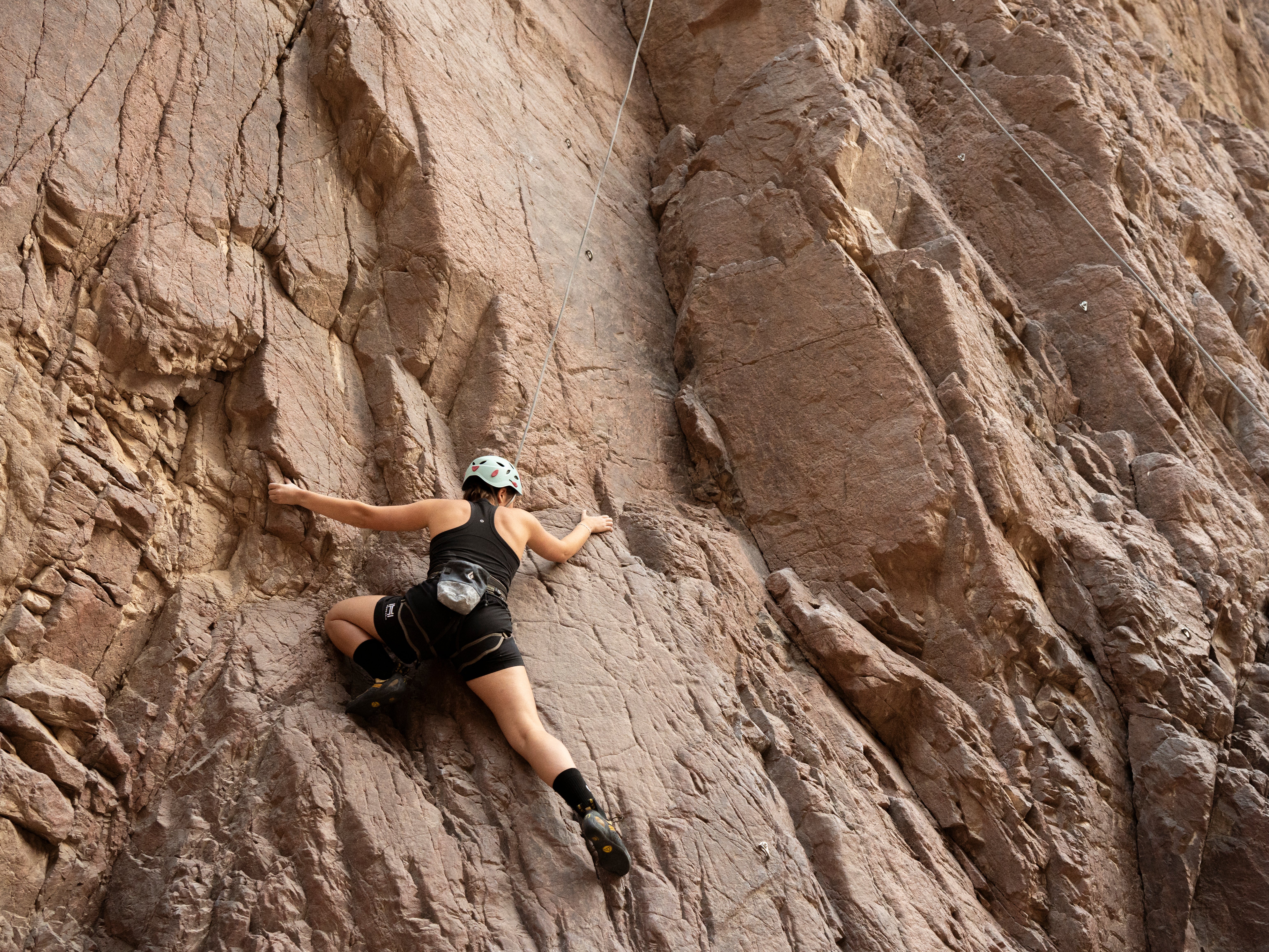 ‘I wanted to build a kind of community for women to be free and to move freely on the rock’