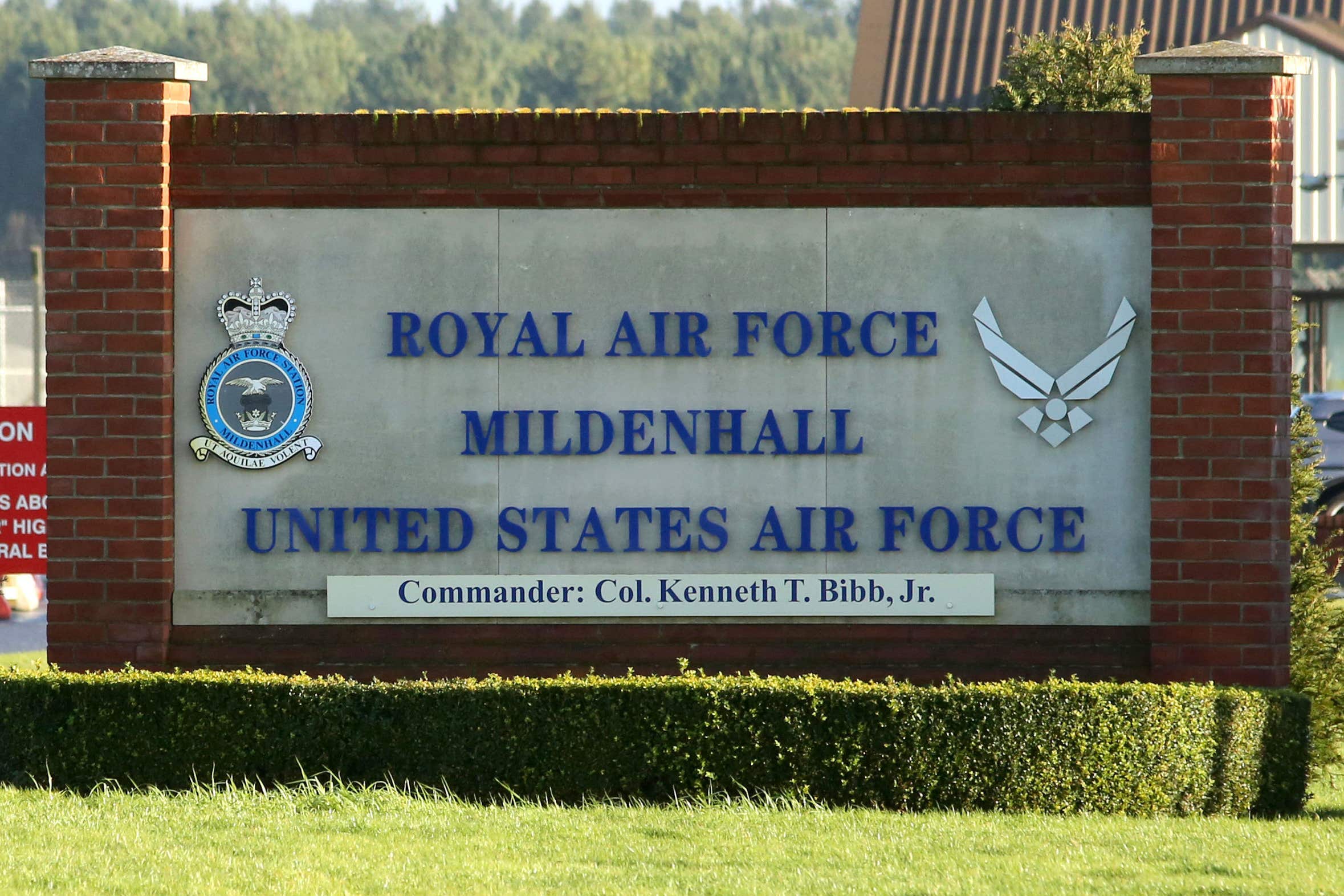 RAF Mildenhall was one of three bases where drones were spotted (Chris Radburn/PA)