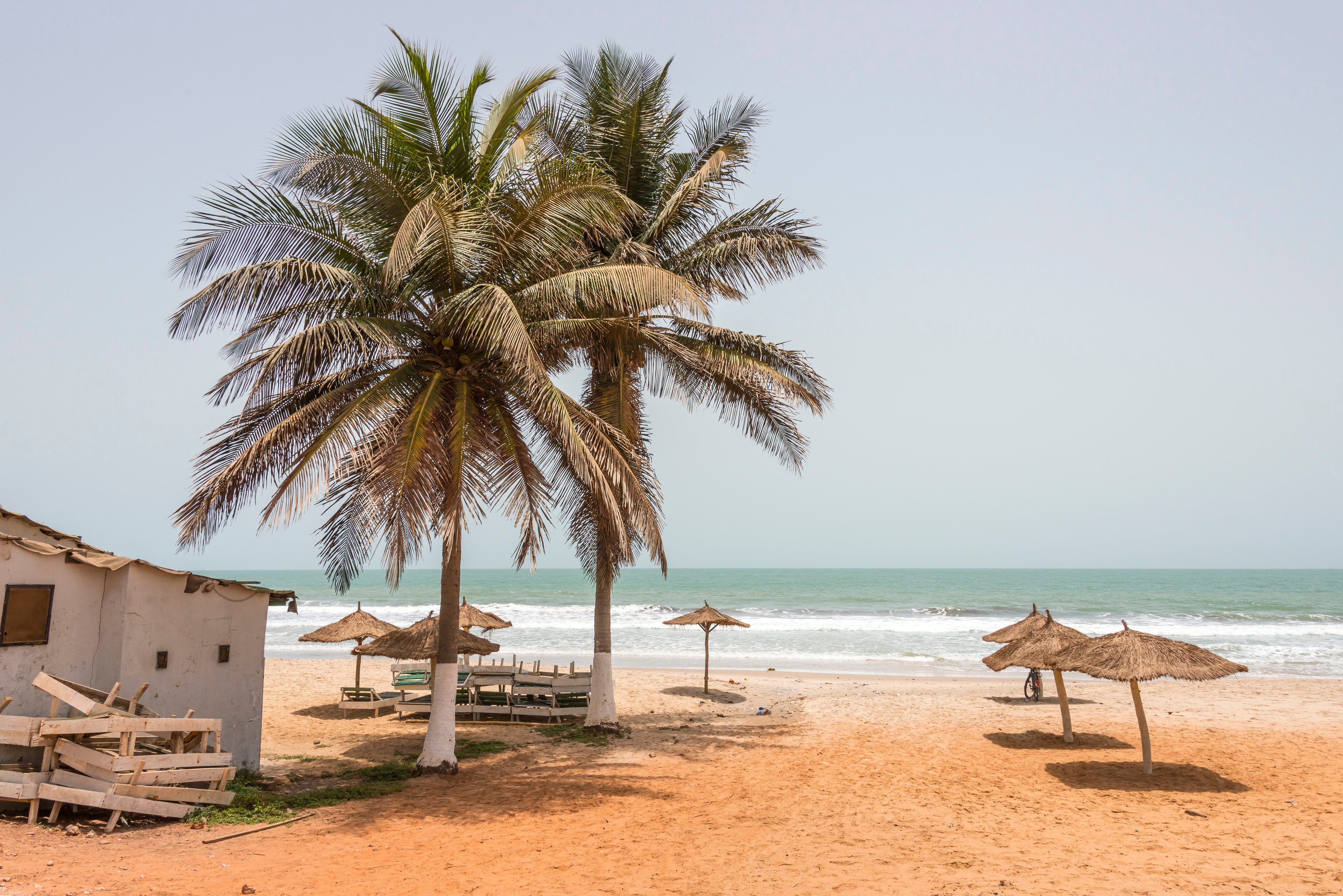 Bathe in the Atlantic on the coast of Serekunda