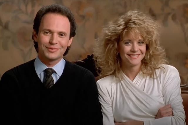 <p>We’ll have what they’re having: Meg Ryan and Billy Crystal as Annie and Sam in ‘When Harry Met Sally’ </p>