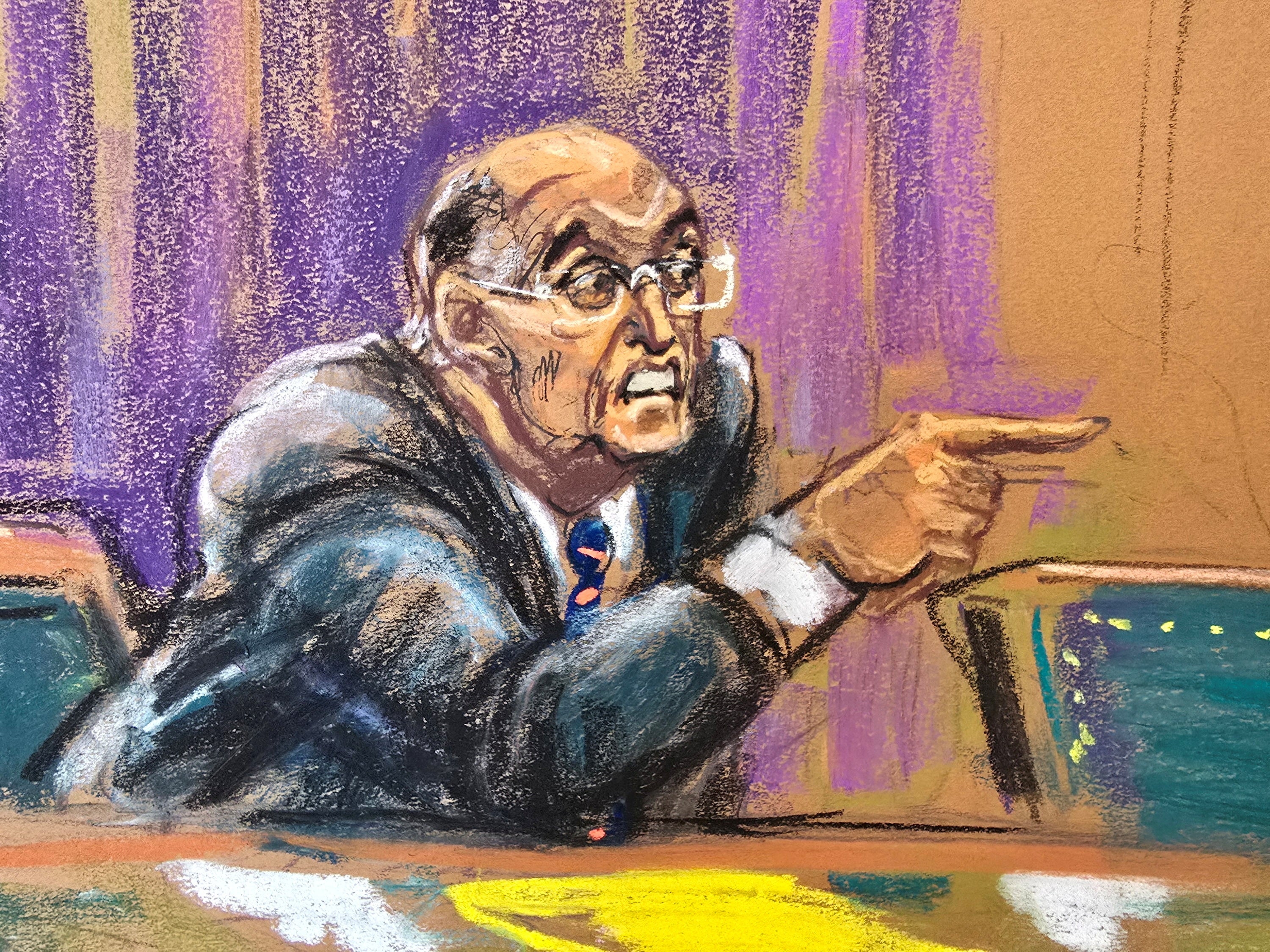 Rudy Giuliani had an outburst during court proceedings saying that he can’t pay his bills