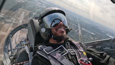 Watch: F1 world champion Lewis Hamilton pilots fighter jet in astronaut training