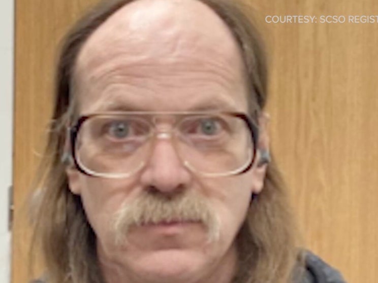 Mark Christopher Downey, 56, was taken into custody on suspicion of murdering a California woman in August