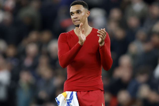 Trent Alexander-Arnold could leave Liverpool this summer (Nigel French/PA)