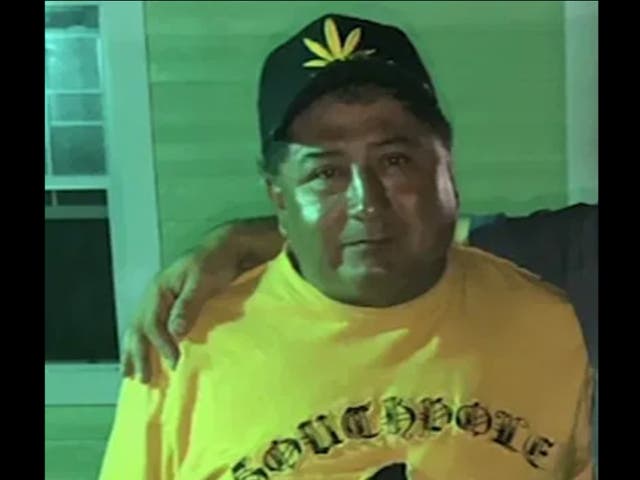 <p>Alvaro Lovos, 52, (pictured) is wanted by police for the alleged machete killing of his neighbor, Charlie Wilson, 67, in Houston on November 19</p>