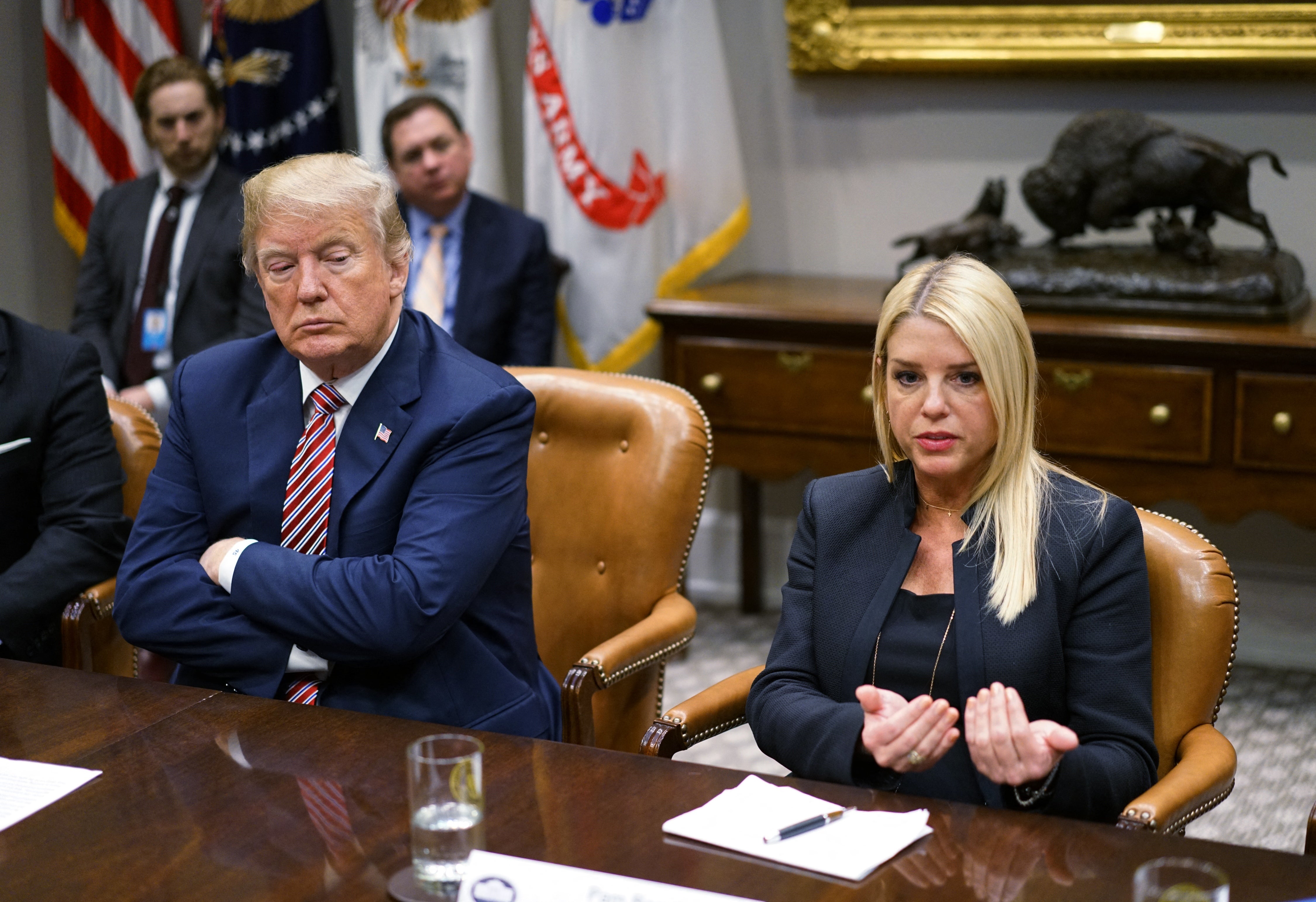 Pam Bondi, seen with Trump in 2018 during his first term, has been appointed to serve as his US attorney general