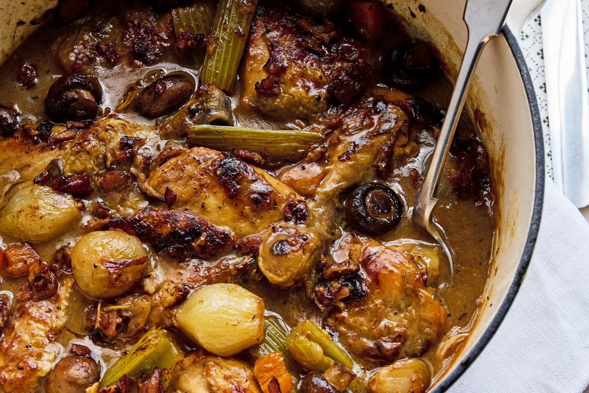 Marcus Wareing’s quick coq au vin recipe – easy and delicious