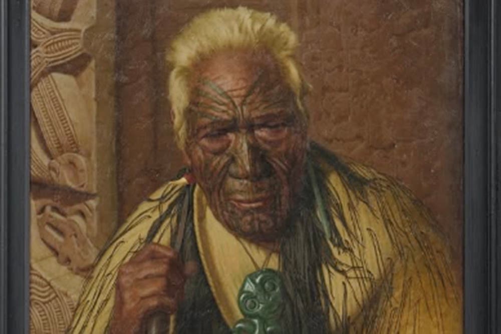 Painting of Māori elder sells for £1.7m and becomes most valuable ...