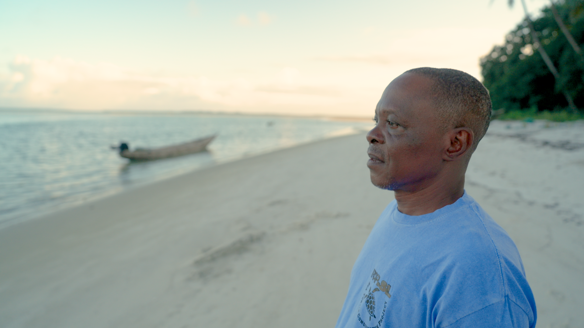 Marine conservationist Eddie Aruna