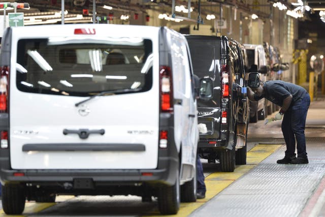 The Vauxhall plant in Luton faces closure (Toby Melville/PA)