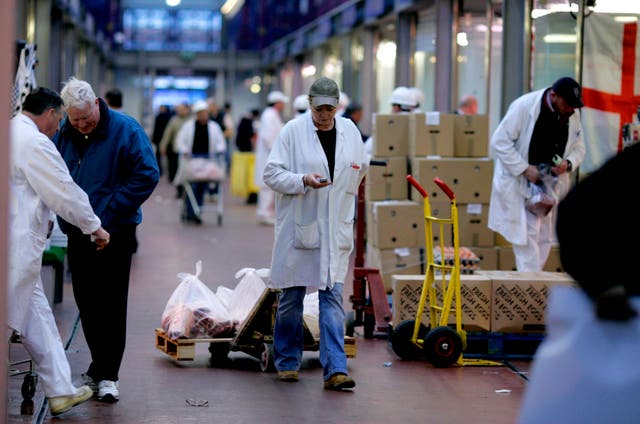 Britain-London-Fish-Meat-Markets