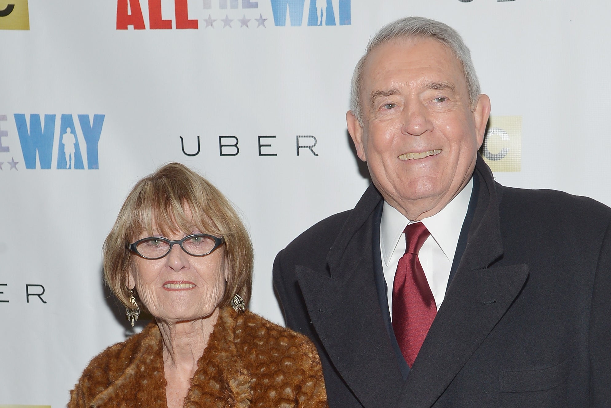 Jean and Dan Rather in New York in 2014