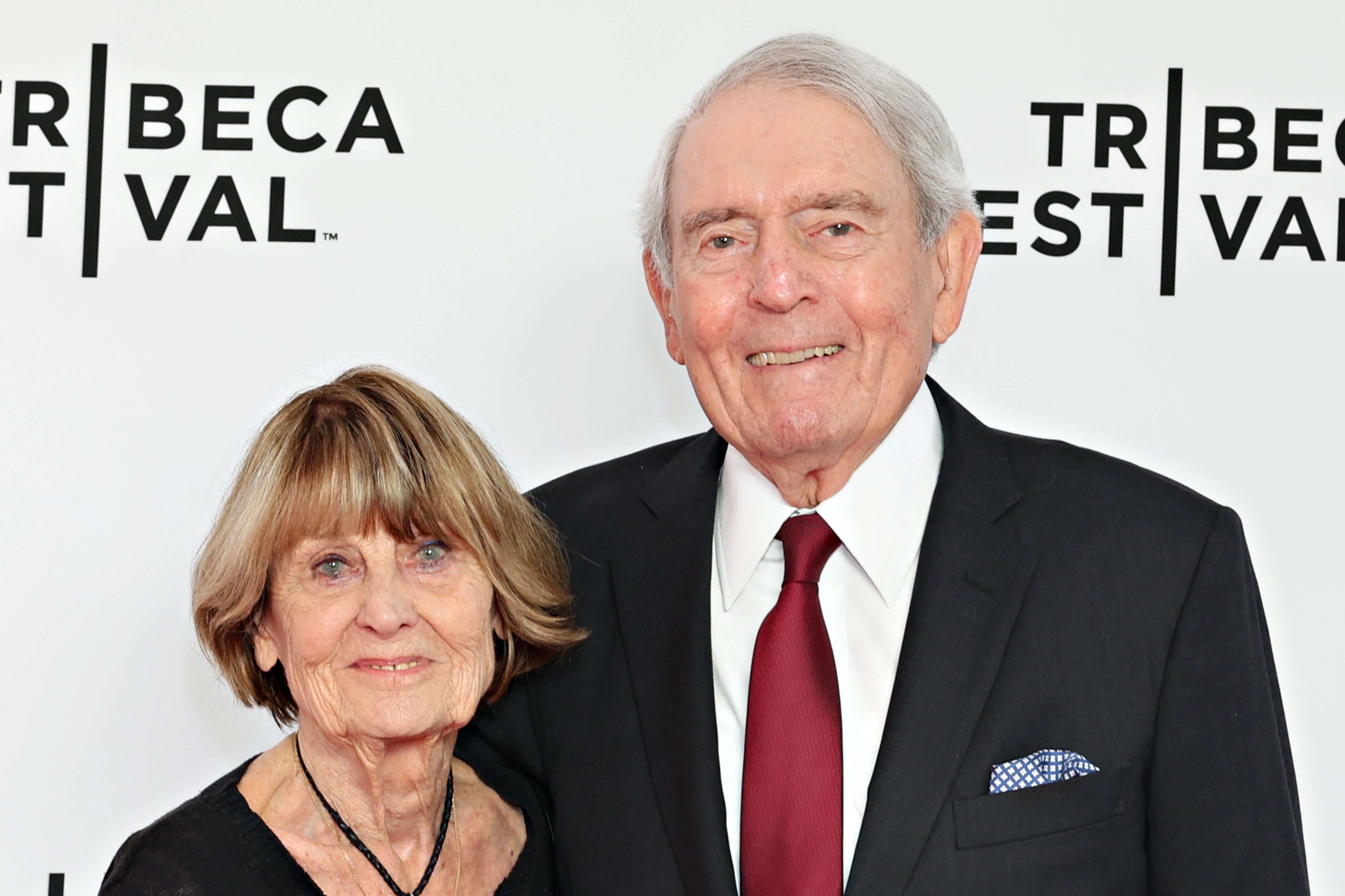 Jean Rather and Dan Rather attending the ‘Rather’ documentary premiere at the 2023 Tribeca Festival