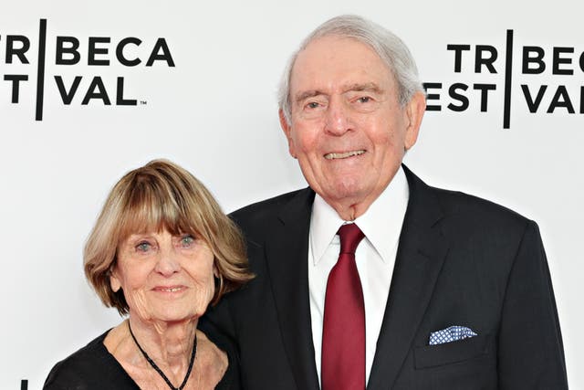 <p>Jean Rather and Dan Rather attending the ‘Rather’ documentary premiere at the 2023 Tribeca Festival</p>