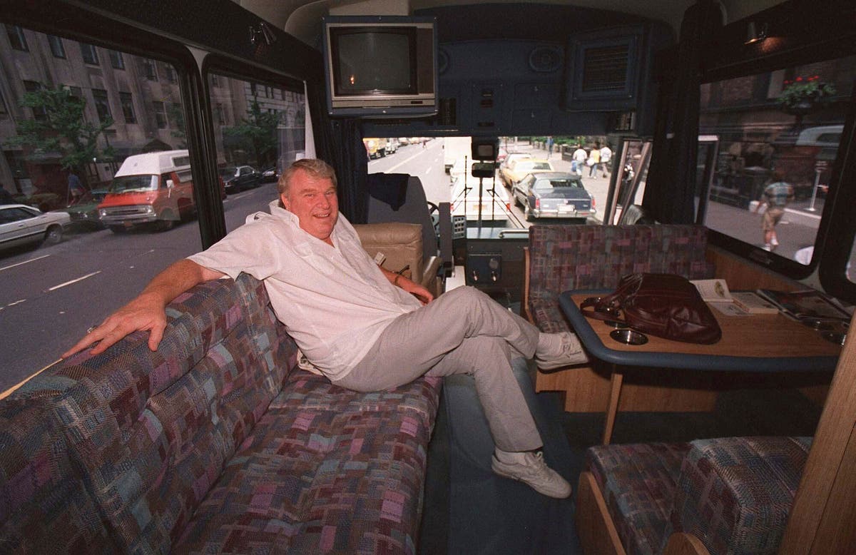 NBC honors John Madden on Thanksgiving by taking the original Madden Cruiser on one last trip