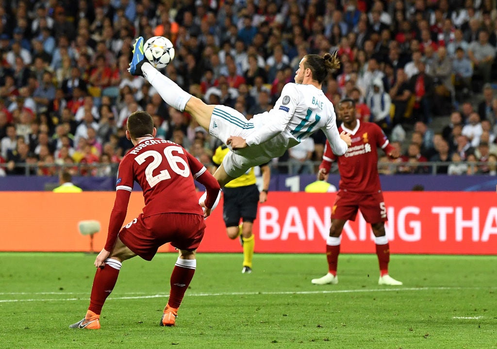 Bale’s overhead kick against Liverpool in 2018