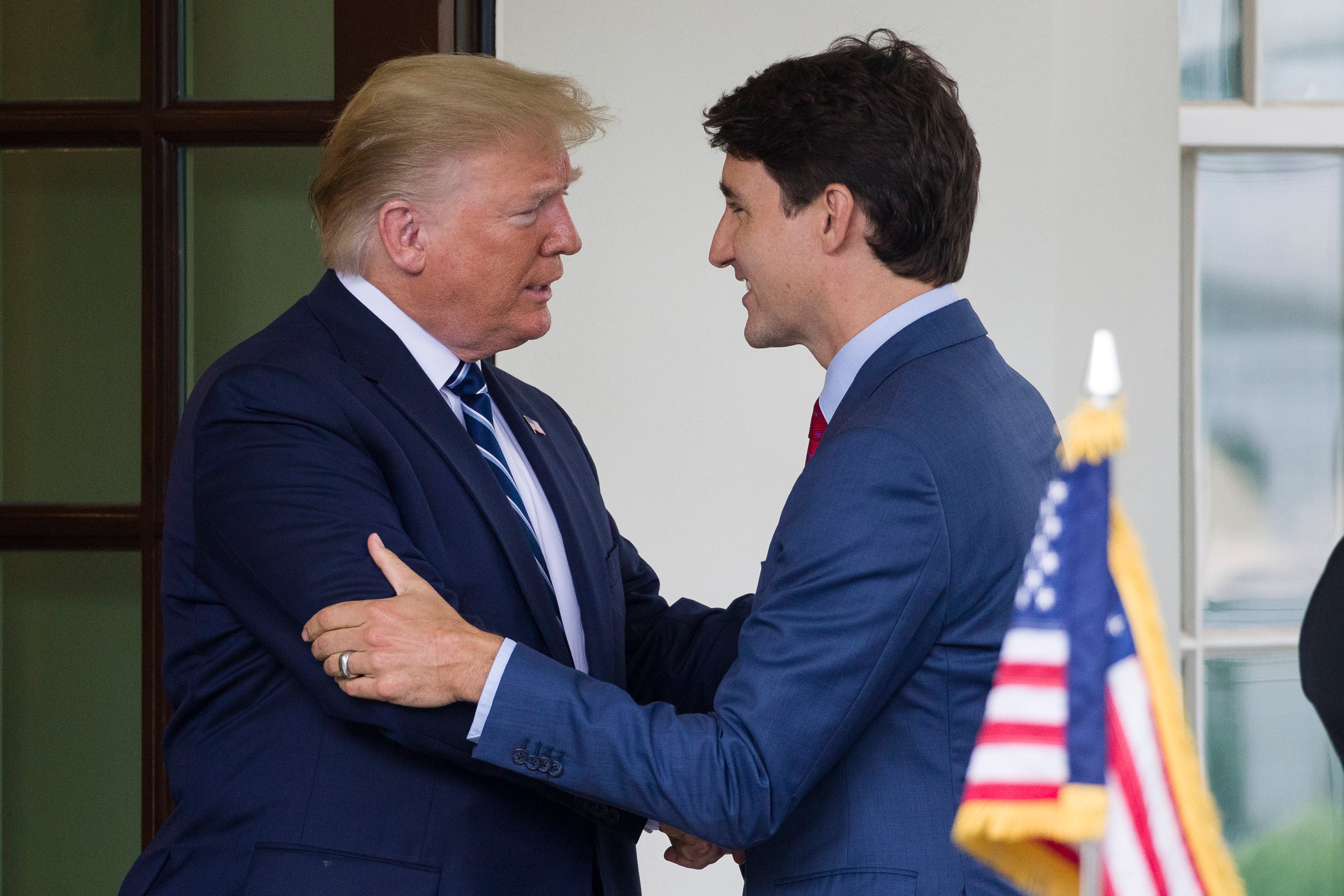 Canada’s president Justin Trudeau called an emergency meeting with Trump after his threats of huge tariffs.