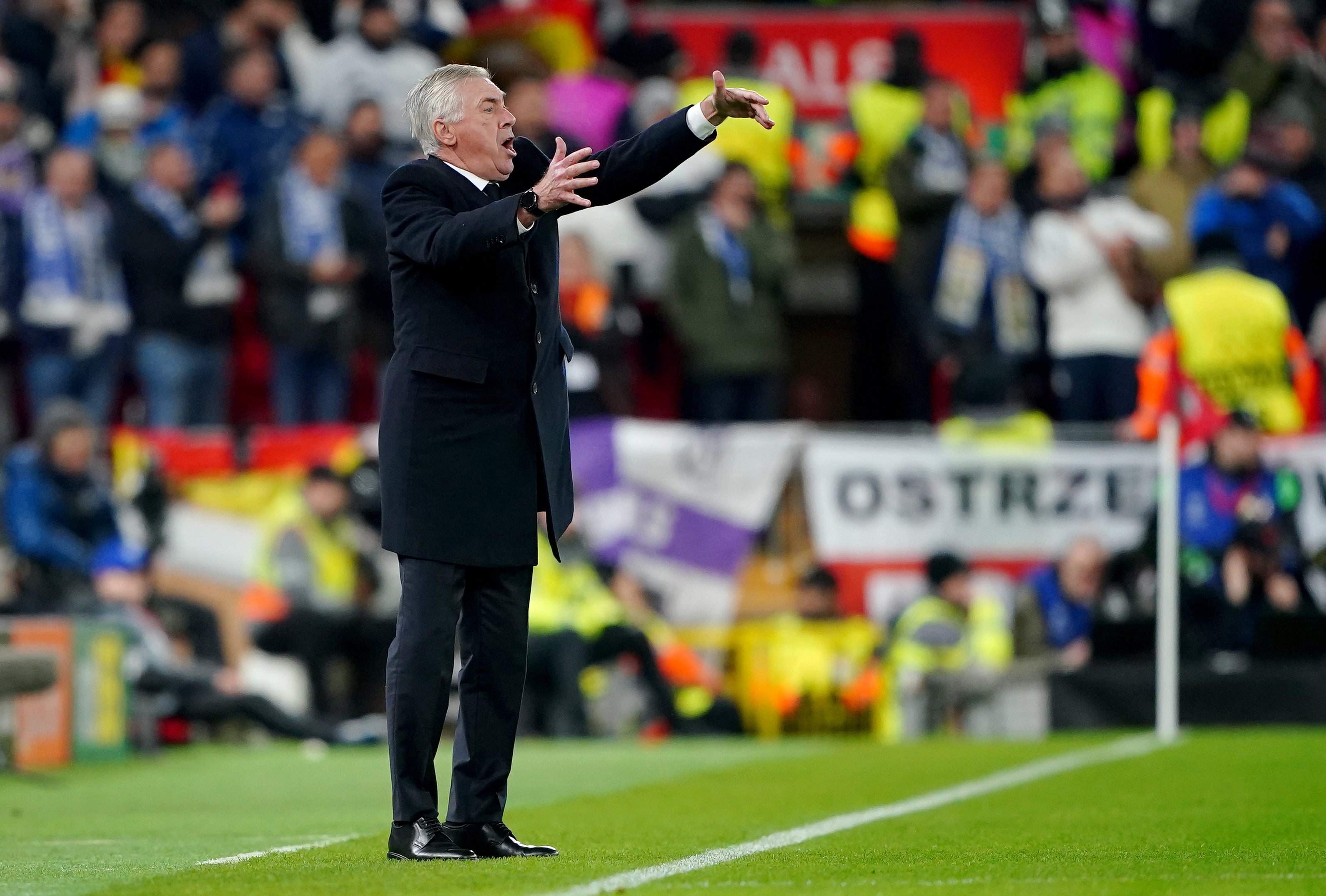 Real Madrid manager Carlo Ancelotti tried to take the result on the chin (Peter Byrne/PA)