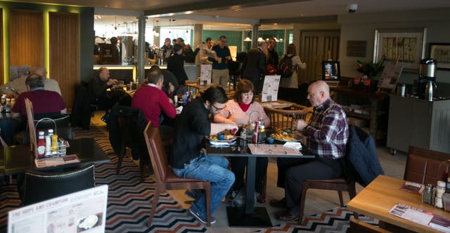 <p>J D Wetherspoon is known for its value meals (Steve Parsons/PA)</p>