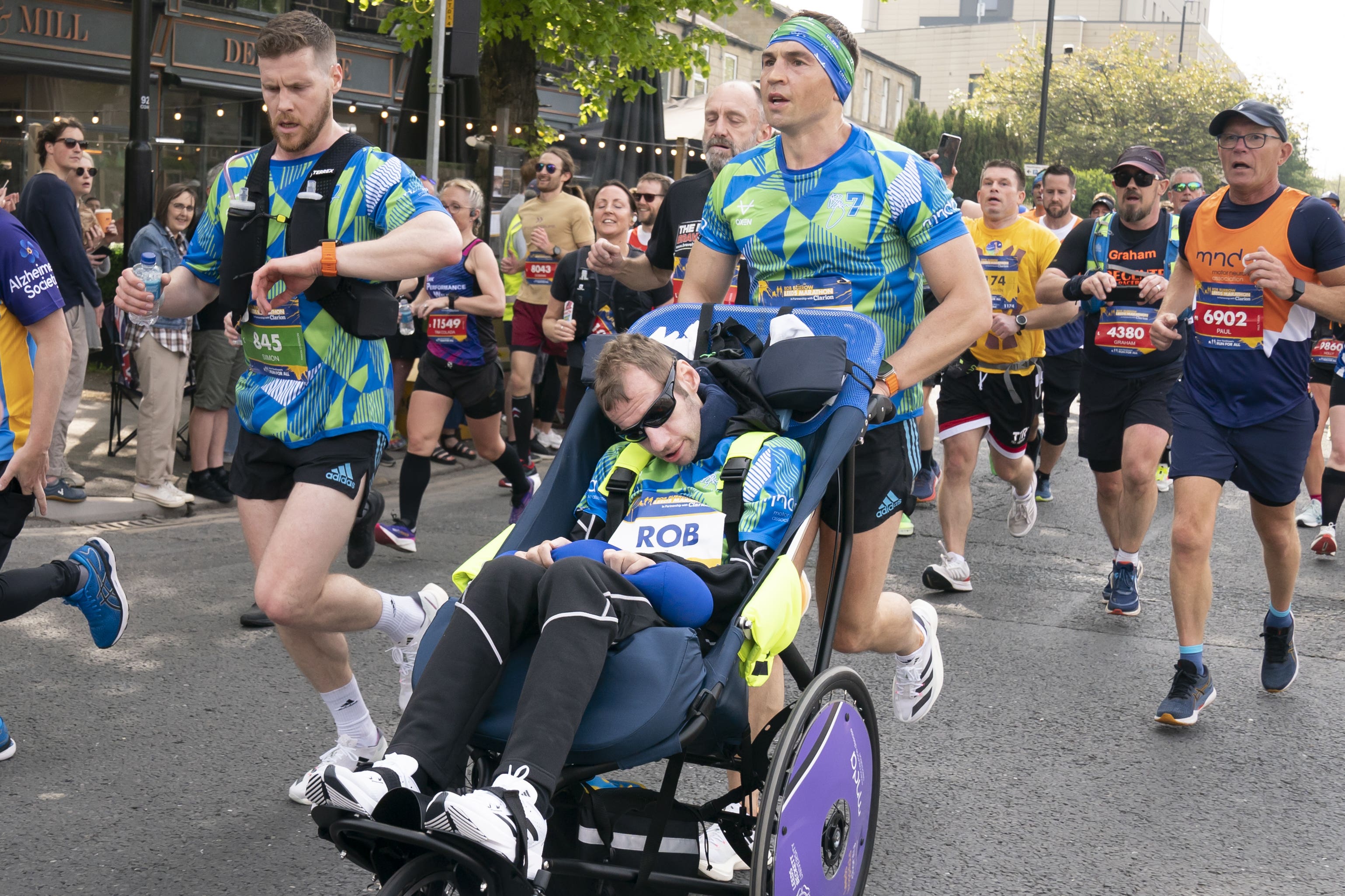 Kevin Sinfield will begin his latest MND fundraising challenge on Sunday in tribute to former team-mate Rob Burrow (Danny Lawson/PA)