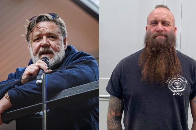 Crowe posted the fundraiser on his X account (Liam McBurney/PA and Charlie Allan)