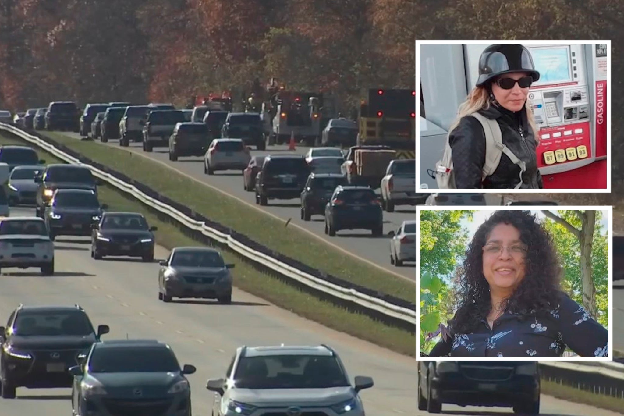 The two women, Loretta Canter-Andrews, 40, (top right) and Sandra Abarca Orellana, 52 (bottom right) died in two separate incidents along Maryland’s ‘highway of death’