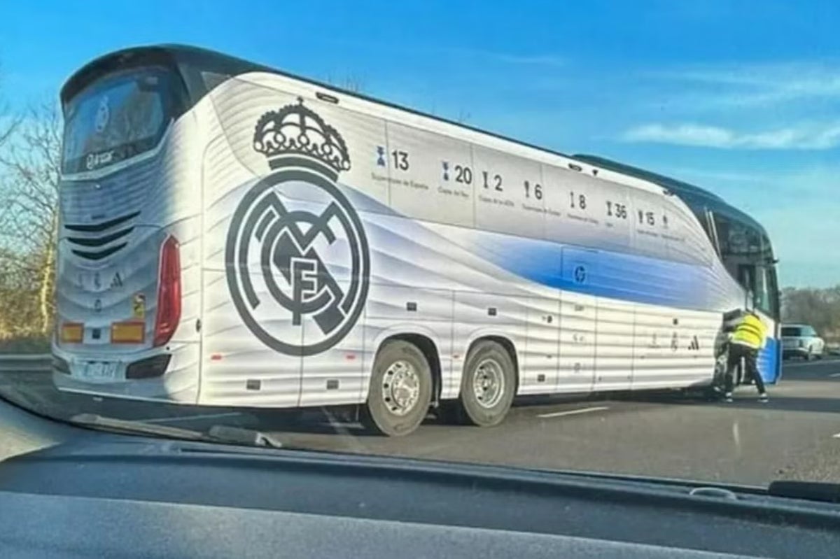 Real Madrid avtobusu İngiltərədə qəzaya düşüb